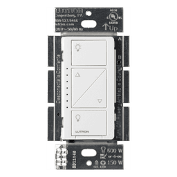 Atenuador de pared inteligente Caseta Wireless PRO de 120 V, 250 W LED / 1000 W incandescente-halógeno, neutro opcional, compatible con controles Pico y Smart Bridge