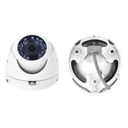 KIT TurboHD 1080p / DVR 8 Canales / 4 Cámaras Bala (exterior 2.8 mm) / 4 Cámaras Eyeball (exterior 2.8 mm) / Transceptores / Conectores / Fuente de Poder Profesional hasta 15 Vcc para Largas Distancias