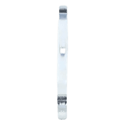 Clip Recto Automático para unir tramos de charola con peralte de 54 con acabado Electro Zinc