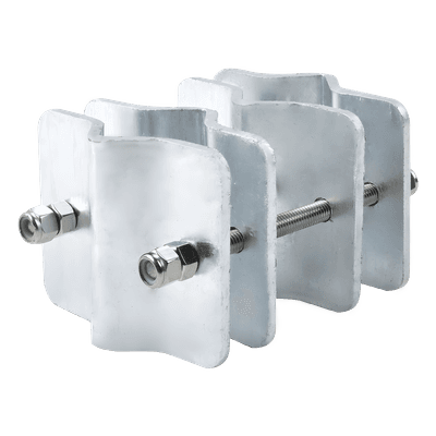 Herraje Adaptador de Mástil para Diámetros desde 3/4" hasta 2-1/4". Galv. en Caliente.