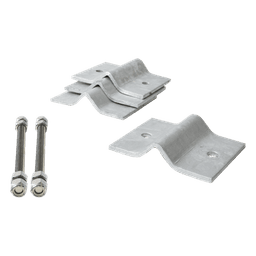 Herraje Adaptador de Mástil para Diámetros desde 3/4" hasta 2-1/4". Galv. en Caliente.