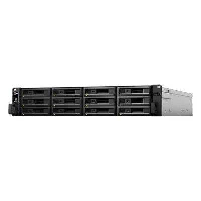 Unidad de Expansión Synology RX1217/RX1217RP | 12 Bahías de Disco | Compatible con RackStation 2U | Expansión de Volumen en Línea | Fuentes de Alimentación Redundantes (RX1217RP) | Administración DSM.