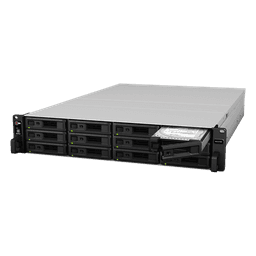Unidad de Expansión Synology RX1217/RX1217RP | 12 Bahías de Disco | Compatible con RackStation 2U | Expansión de Volumen en Línea | Fuentes de Alimentación Redundantes (RX1217RP) | Administración DSM.