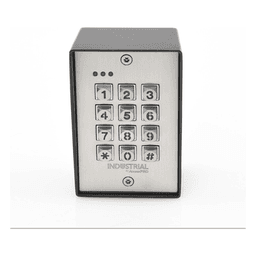 Teclado exterior/interior antivandálico, 3 relevadores, salida wiegand, 1200 usuarios