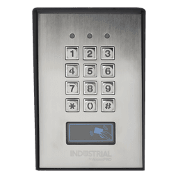 Teclado de Control de Acceso / 3 Métodos de Acceso / 1,200 Usuarios / 3 Relés / Salida Wiegand / Antivandálico / Lector de Proximidad