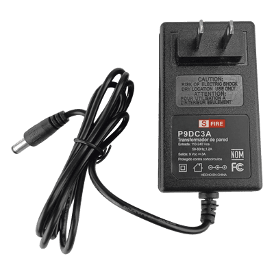 9 Vcc / 3 A / Fuente de poder / Voltaje de Entrada de 100-240 Vca / Para Usos Múltiples / Video Vigilancia, Acceso, Asistencia, Alarmas, Etc.