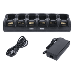 Multicargador para 12 radios Motorola XPR3500/APX1000/3000/4000,DP2000 series, DGP8000/5000 series, baterías NNTN8128/8560, PMNN4024/4448/4418/4407/4409, NTN8129, FNBV117