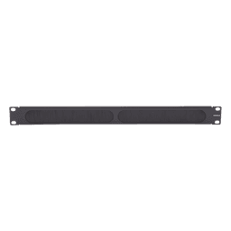 Tapa Ciega para Rack de 19in, Tipo Cepillo de Nylon, para Paso de Cables y Mejor Manejo Térmico, Color Negro, 1UR