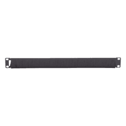Tapa Ciega para Rack de 19in, Tipo Cepillo de Nylon, para Paso de Cables y Mejor Manejo Térmico, Color Negro, 1UR