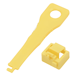 Protector de Bloqueo LockIT, para Salida RJ45, Incluye una Llave Universal, Bolsa con 10 Piezas