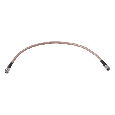 Jumper con Cable RG-142 con Conectores SMA Macho/SMA Macho de 30 cm (11.81 pulgadas).