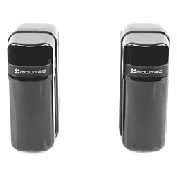Detector Fotoeléctrico / Alcance 60 m (196.9 ft) Exterior / 350 m (1148.3 ft) Interior / Batería 36 Meses / Alineación Óptico-Acustica / 4 Canales / Doble Rayo Infrarrojo