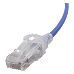 Patch Cord MC6 Modular Cat6 UTP, CM/LS0H, 1.52 Metros (5 Pies), Color Azul, Diámetro Reducido (28AWG)