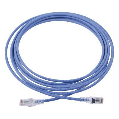 Patch Cord MC6 Modular Cat6 UTP, CM/LS0H, 4.57 Metros (15 Pies), Color Azul