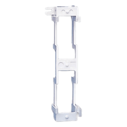 Bracket para Montaje de Regleta S66, Acepta 1 Regleta M150 y 1 Conector de 25 Pares de Cada Lado