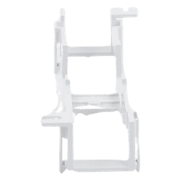 Bracket para Montaje de Regleta S66, Acepta 1 Regleta M150 y 1 Conector de 25 Pares de Cada Lado