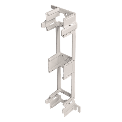 Bracket para Montaje de Regleta S66, Acepta 1 regleta M150, 6 conectores de 25 pares