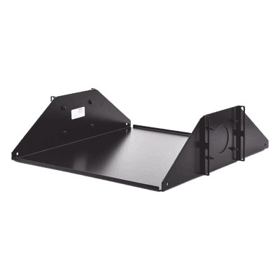 Charola Doble Para Soportar Equipo en Racks de 432 mm de Profundidad, de 19in, 3UR, Color Negro