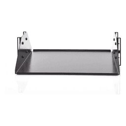 Charola Doble Para Soportar Equipo en Racks de 432 mm de Profundidad, de 19in, 3UR, Color Negro