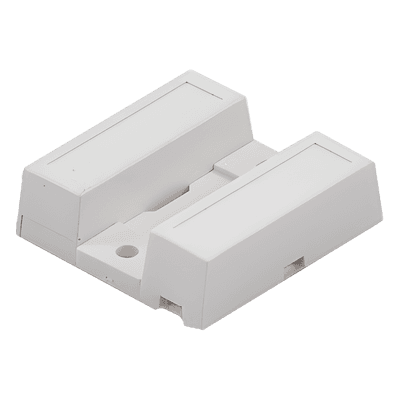 Contacto magnético miniatura de superficie normalmente cerrado, gap de 19 mm, para puertas y ventanas
