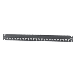 Patch Panel Z-Max, Blindado, de 24 Puertos, Modular (Vacío), Plano, 1UR