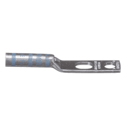 Zapata de compresión LCC6-14JAW-l para cal. 6 Awg, Doble barreno para tornillo prisionero de 1/4, 1 pz