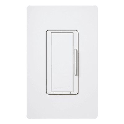 Interruptor remoto Maestro para encendido y apagado multi-ubicación de un interruptor principal RadioRA 2, 120 V, cableado convencional de 3 y 4 vías, color blanco