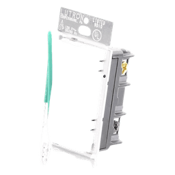 Interruptor remoto Maestro para encendido y apagado multi-ubicación de un interruptor principal RadioRA 2, 120 V, cableado convencional de 3 y 4 vías, color blanco