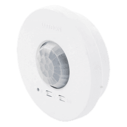 Sensor de ocupación y vacancia inalámbrico de techo, PIR 360°, cobertura de 30.2 a 62.4 m², a batería, compatible con RadioRA 2, RA2 Select, RadioRA 3 y Vive