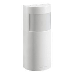 Sensor de ocupación y vacancia inalámbrico de pared, PIR 180°, cobertura hasta 278.7 m² y alcance de 18.3 m, a batería, compatible con RadioRA 2, RA2 Select, RadioRA 3 y Vive