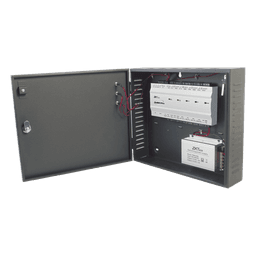 Controlador de Acceso 4 Puertas / 20,000 Huellas 30,000 Tarjetas / ADMS PUSH / TCP/IP / Gabinete y Fuente 12V 5A