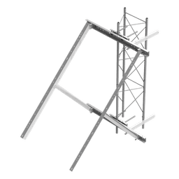 Montaje para Panel Solar de Poste o Torre Galvanizado Electrolítico (Ver Compatibilidad).