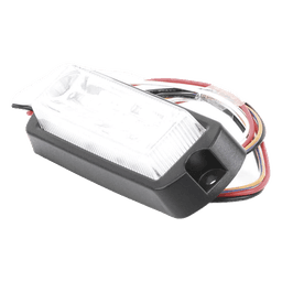Luz Auxiliar Ultra Brillante de 8 LED's en color Rojo/Claro con mica transparente