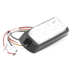 Luz Auxiliar Ultra Brillante de 8 LED's en color Rojo/Claro con mica transparente