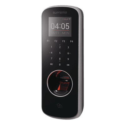 BioStation L2 Lector de Huella Delgado con Teclado Touch y  Lector 13.56 MHz MIFARE®/ NFC /DESFire/DESFire EV1/ Felica