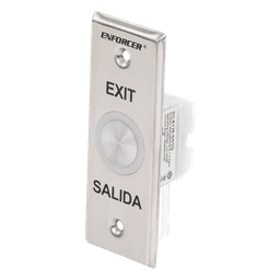 Botón de Salida con Aro Iluminado Color Verde y Rojo / IP65 / Buzzer / Función Toggle (Enclavado) / Temporizador  / Relevador NC/NO/ Uso Exterior e Interior.