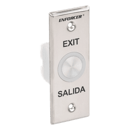Botón de Salida con Aro Iluminado Color Verde y Rojo / IP65 / Buzzer / Función Toggle (Enclavado) / Temporizador  / Relevador NC/NO/ Uso Exterior e Interior.