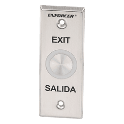 Botón de Salida con Aro Iluminado Color Verde y Rojo / IP65 / Buzzer / Función Toggle (Enclavado) / Temporizador  / Relevador NC/NO/ Uso Exterior e Interior.
