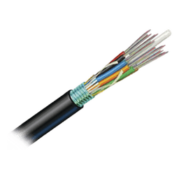 Cable de Fibra Óptica de 12 Hilos, OSP (Planta Externa), No Armada, Gel, MDPE (Polietileno de Media Densidad), Monomodo OS2, 1 Metro (3.28 Pies)