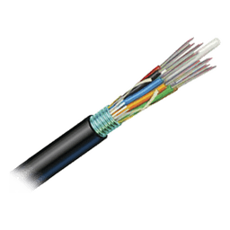 Cable de Fibra Óptica 6 Hilos, OSP (Planta Externa), Armada, Gel, HDPE (Polietileno de Alta Densidad), Multimodo OM3 50/125 Optimizada, 1 Metro (3.28 Pies)