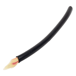Cable de Fibra Óptica de 6 Hilos, Interior/Exterior, Tight Buffer, No Conductiva (Dieléctrica), Plenum, Monomodo OS2, 1 Metro (3.28 Pies)