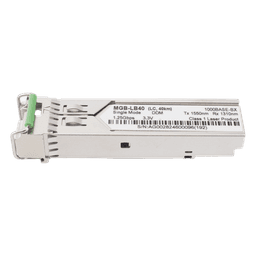 Transceptor mini-Gbic SFP 1G LC TX:1550nm RX:1310 para fibra Mono Modo 40 Km WDM, Requiere MGB-LA40