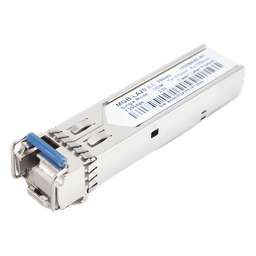 Transceptor WDM mini-Gbic SFP 1G LC TX:1310nm RX:1550 para fibra Mono Modo 20 Km, Requiere MGB-LB20