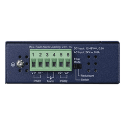 Convertidor de Medios Industrial de 1 Puerto Ethernet 10/100/1000 Base-T a 2 Puertos SFP 100/1000/2500 Base-X 