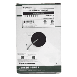 Bobina de 305 Metros (1000 Pies) de Cable / 6 x 22 AWG Blindado / Riser / Color Gris / Para Aplicaciones de Audio, Seguridad y Control