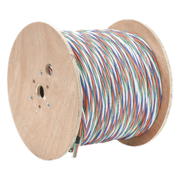 Carrete de 305 Metros (1000 Pies) Cable Múltiple Armado / 4 x 18 AWG SH + 6 x 22 AWG SH + 2 x 22 AWG SH + 4 x 22 AWG SH CMR