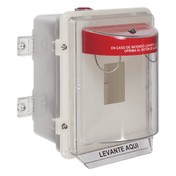 Protector Universal para Estación Manual, Fabricado en Policarbonato Súper Fuerte Para Uso en Exterior