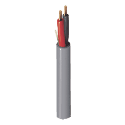 Bobina de 305 Metros (1000 Pies) de Cable / 2 x 16 AWG / Color Gris / Para Aplicaciones Multi Propósito, Seguridad, Control de Acceso, Audio.