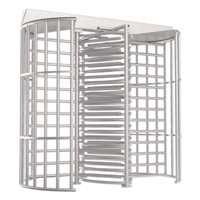 Torniquete doble de cuerpo completo / Operación intemperie -20 a 150°F / Control bidireccional / Consumo 65W / Acero soldado sin pernos / 1.83 m (6 ft) de altura
