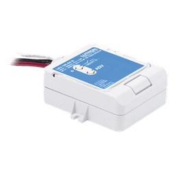 Módulo de relé de radiofrecuencia con tecnología Softswitch, conmuta hasta 16 A de propósito general, 120/277 V, apto para plenum, compatible con RA2 Select, RadioRA 2 y HomeWorks